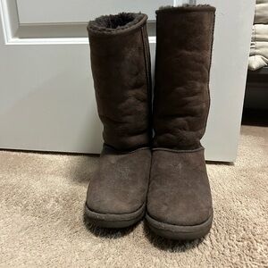 UGG Chocolate Suede Boots